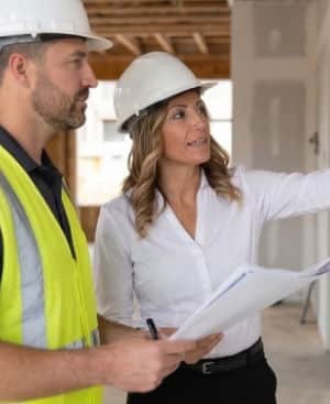 Courtney Working with Contractor on a Remodel