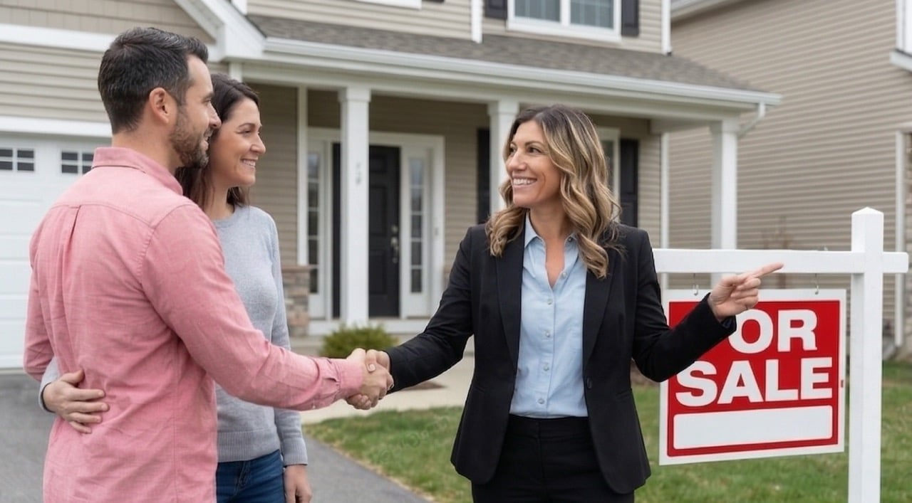 Courtney with Clients on Showing Courtney with Clients on Showing
